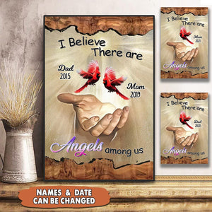 Personalized There Are Angels Among Us Horizontal Poster