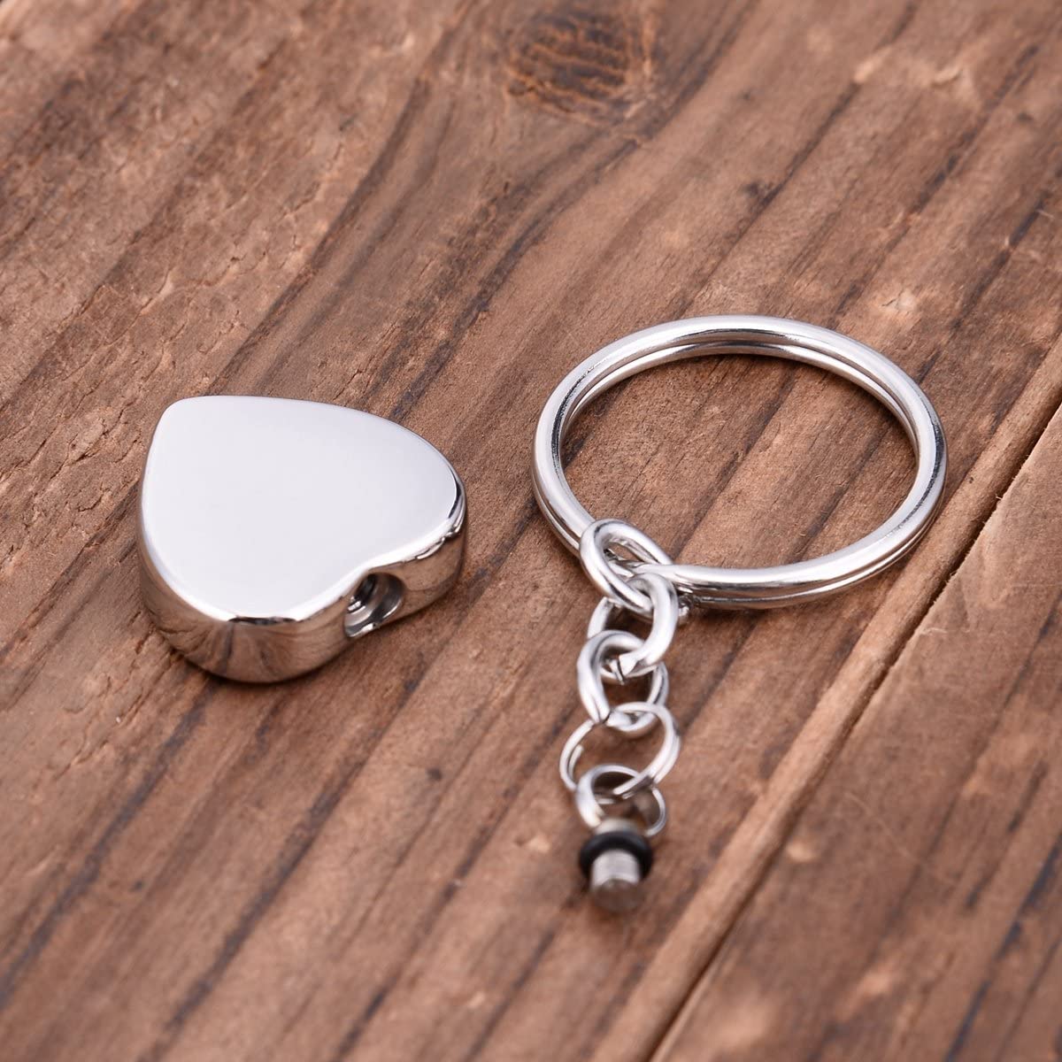 Engraved Cremation Urn Keychain for Ashes