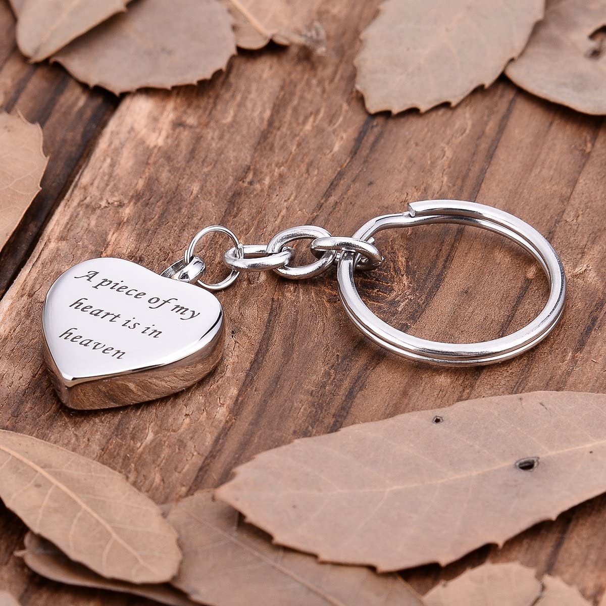 Engraved Cremation Urn Keychain for Ashes