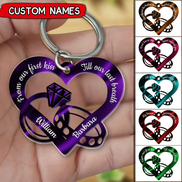 thumbnail image 2 of Gifts For Her From Our First Kiss Till Our Last Breath - Personalized Couple Hunting Couple Canvas P9980 Gift For Couples 2 of 13