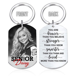 You’re Braver Than You Believe Senior Keychain 2022 Graduation Keychain