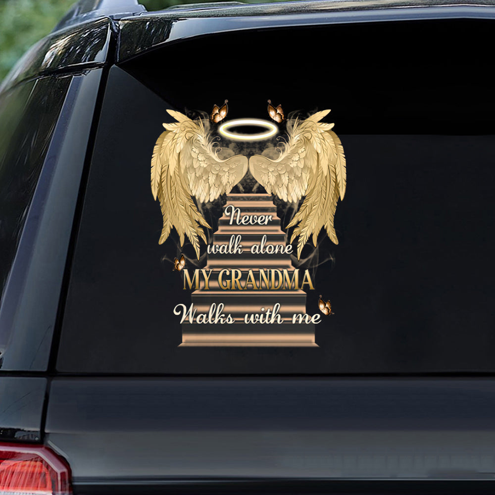 Never Walk Alone My Love Walks With Me Car Stickers