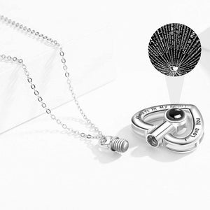 Silver Heart Urn Necklace for Ashes