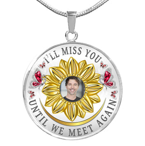 I'll Miss You Customize Photo Necklace