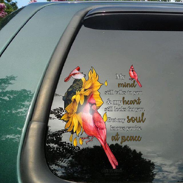 Memorial Cardinal Decal