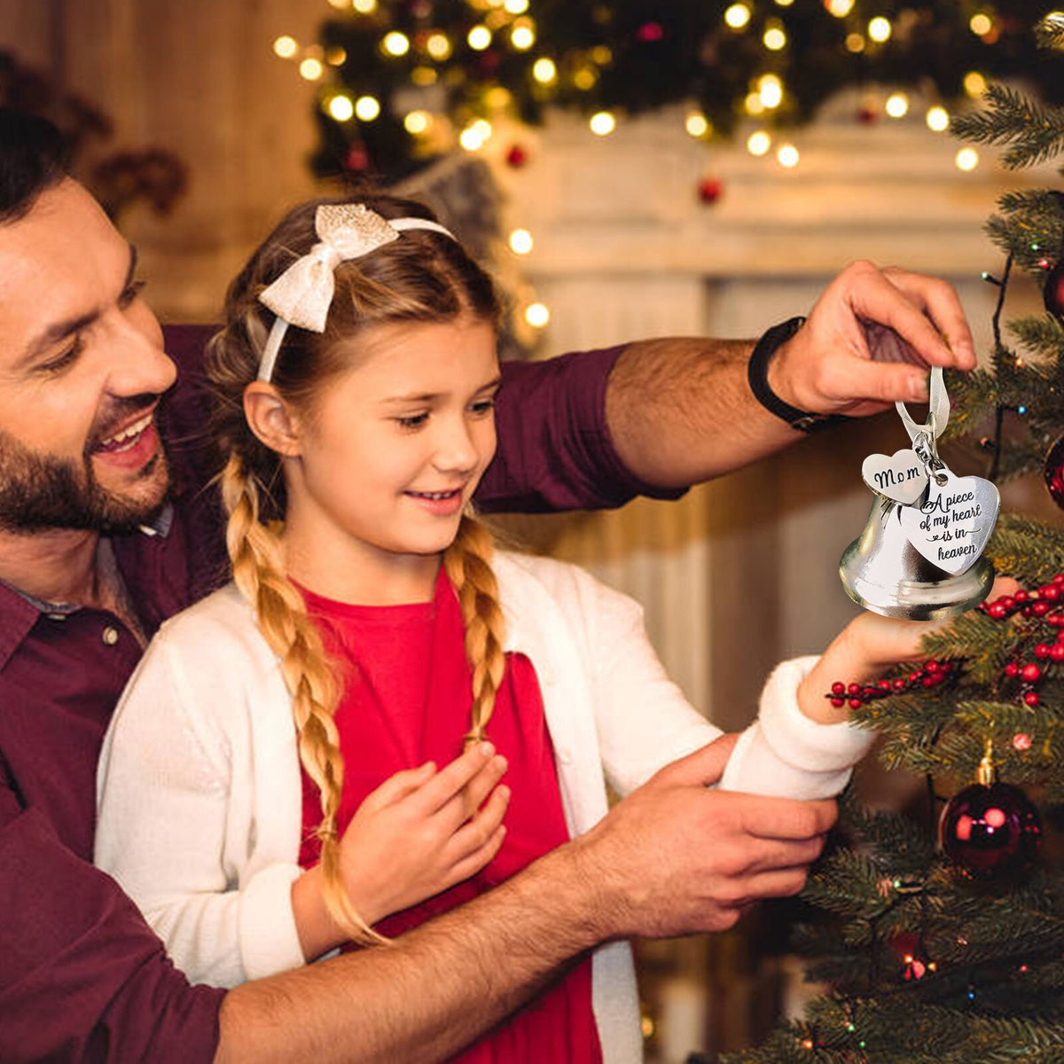 Angel Wings Bell - A Piece of My Heart Is In Heaven