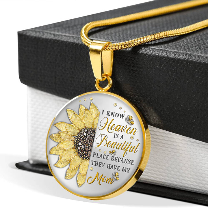 I Know Heaven is A Beautiful Place Necklace