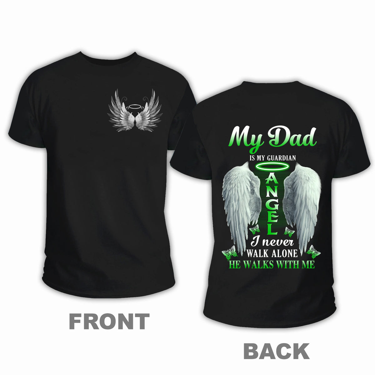 My Love is My Guardian Angel Personalized T-shirt