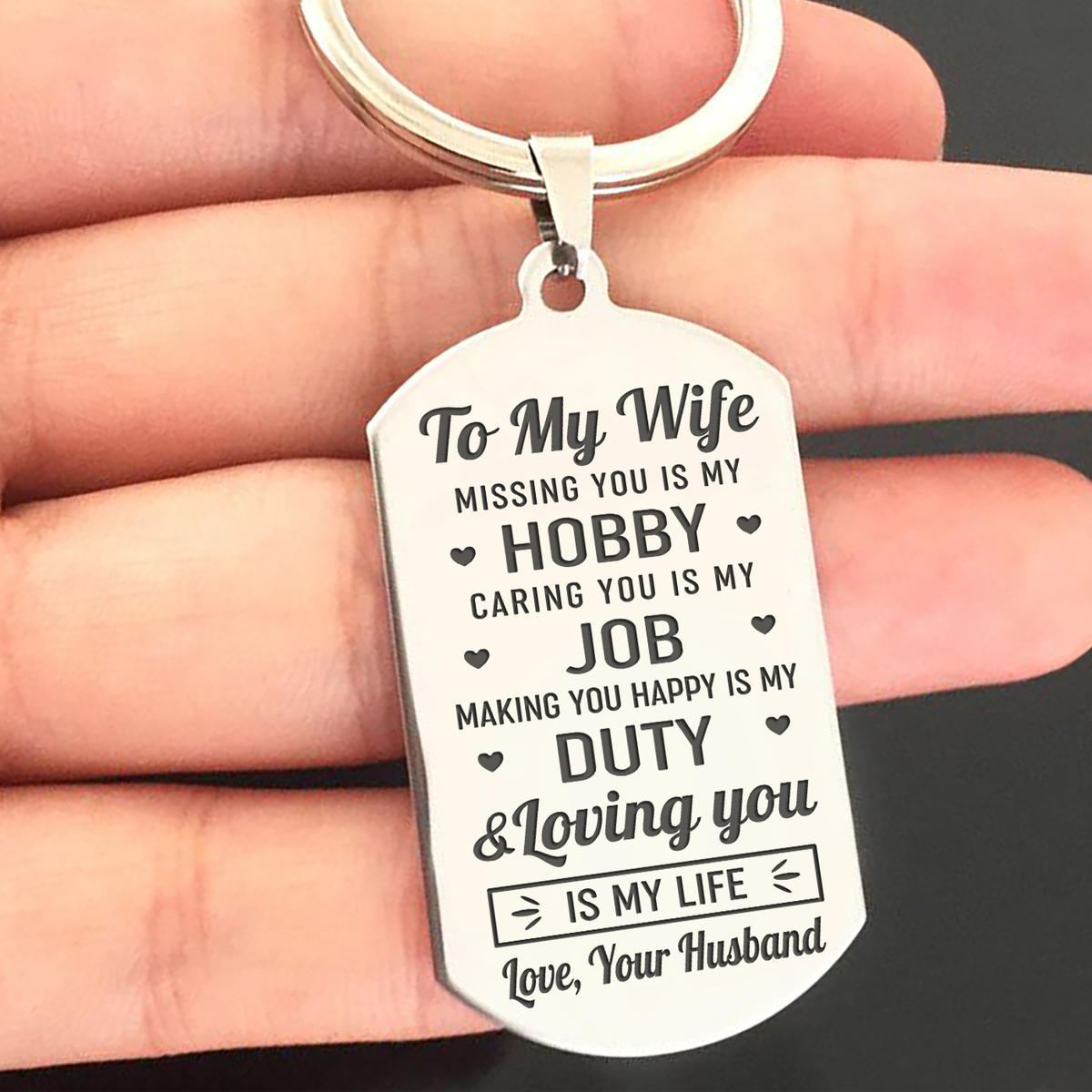 MY WIFE MY LIFE - KEY CHAIN