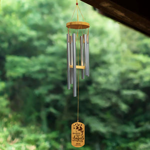 Personalized Memorial Wind Chimes - I Believed There Are Angels Among Us