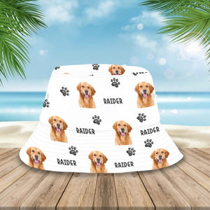 Pet Breed With Pet Name Bucket Hat, Dog Lover Gift