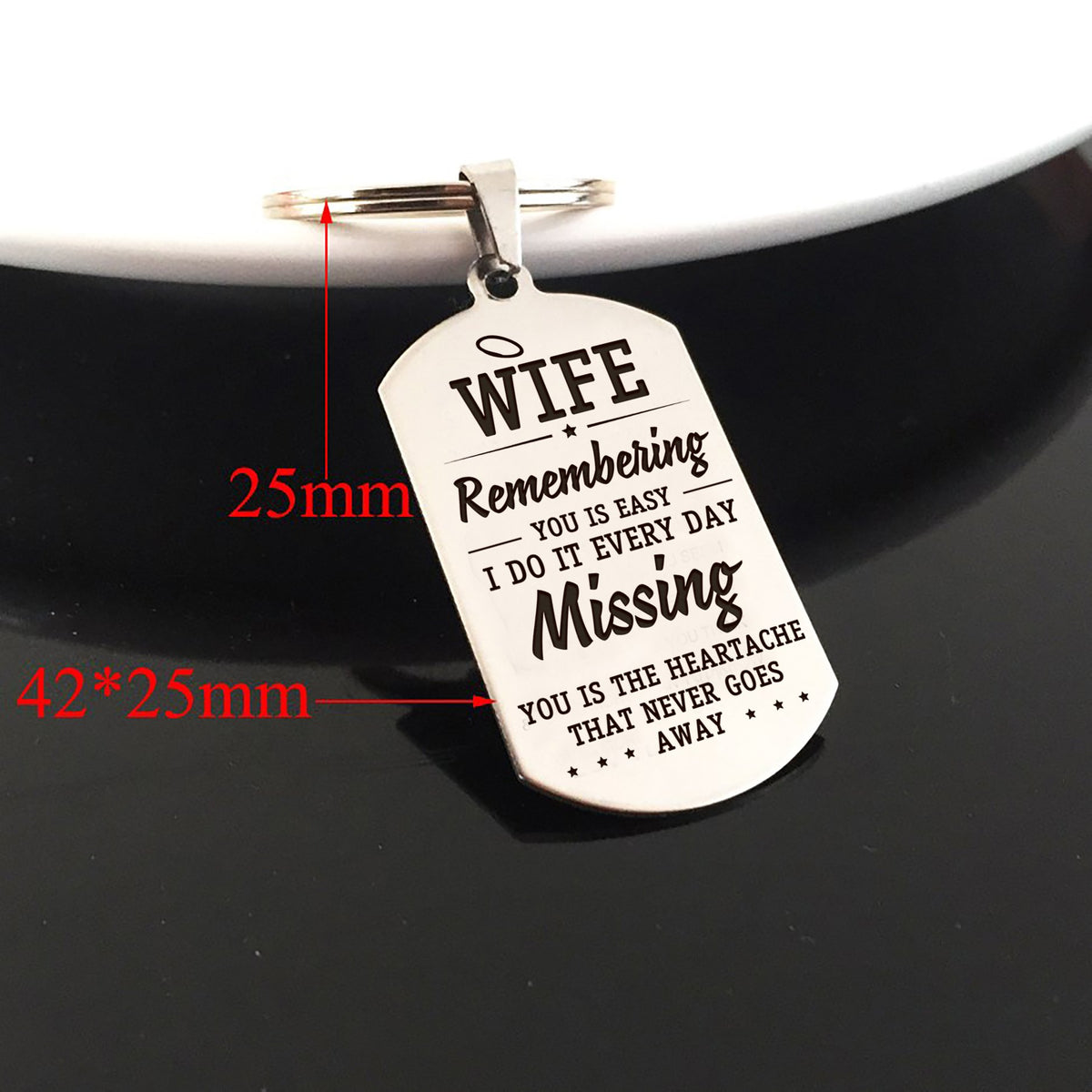 WIFE - MISSING YOU - KEYCHAIN