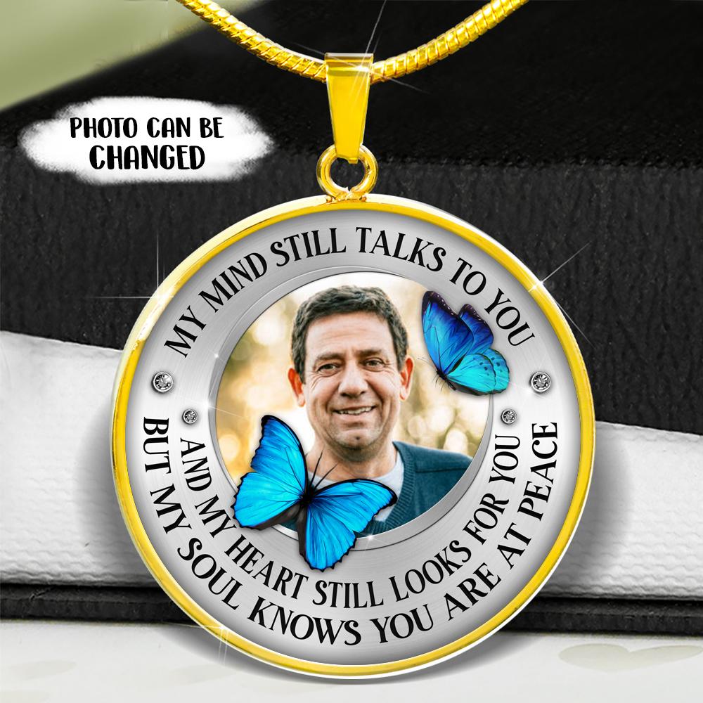 You Are At Peace Customize Photo Necklace