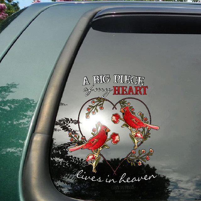 Memorial Cardinal Decal