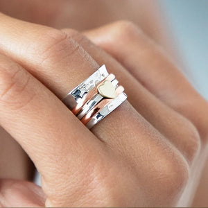 🔥 Last Day Promotion 75% OFF 🎁 Self Love Spinner Heart Ring 💖