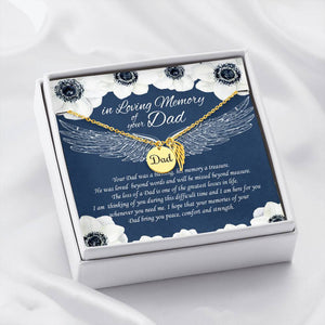 In Loving Memory Of Your Dad Necklace