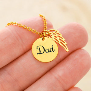 In Loving Memory Of Your Dad Necklace