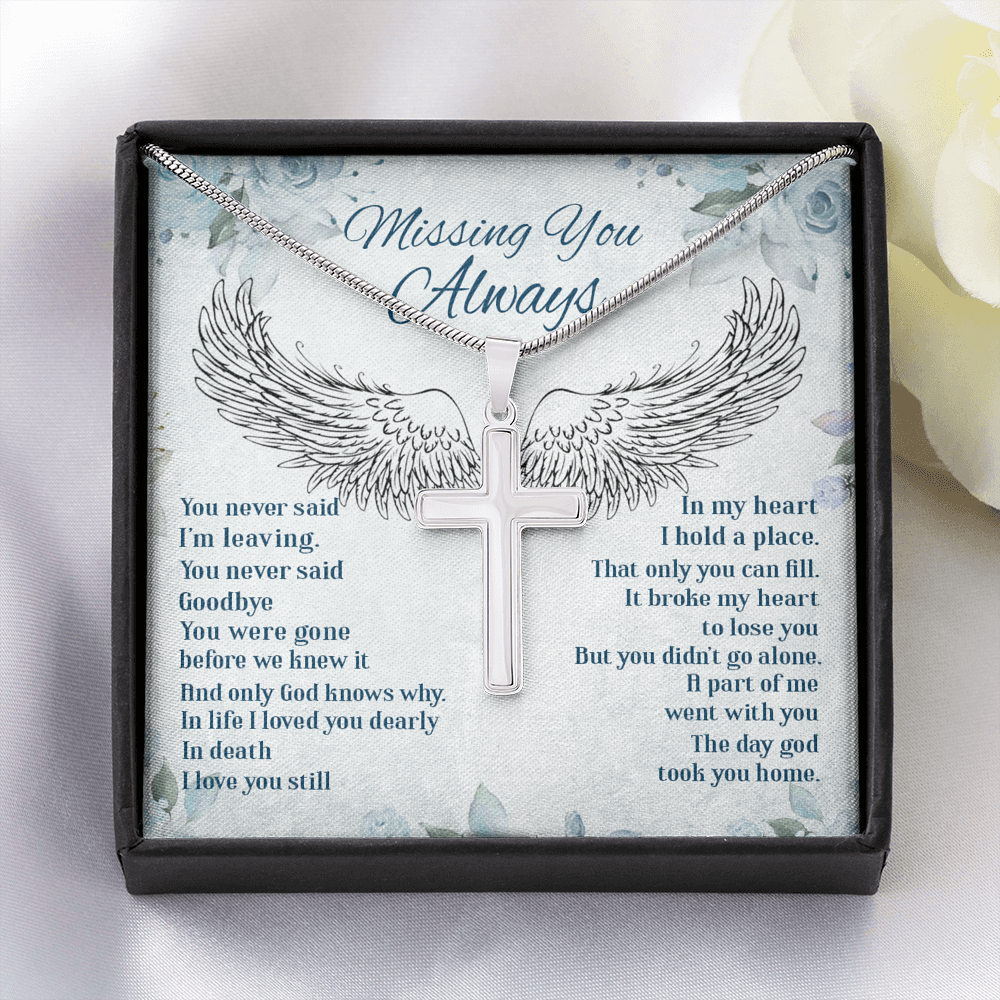 Missing You Always - Cross Necklace