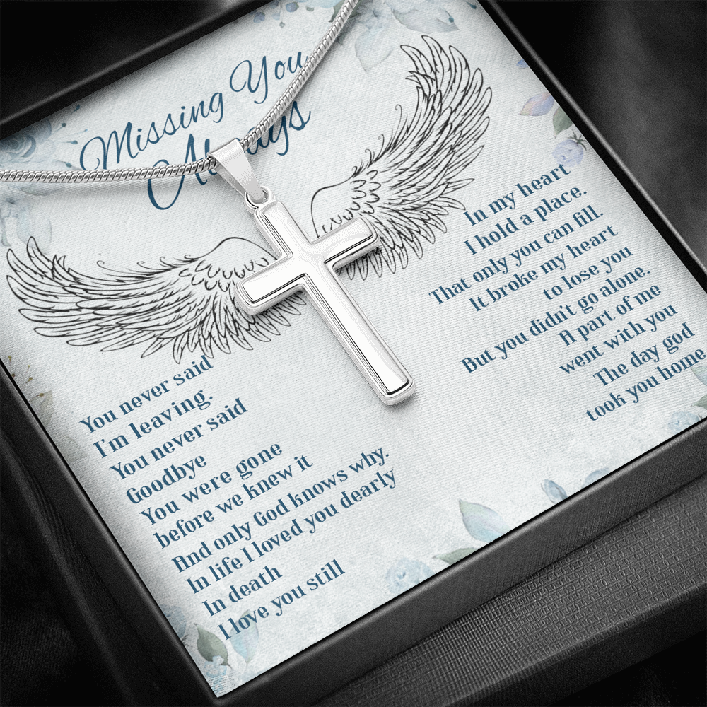 Missing You Always - Cross Necklace