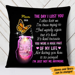 Butterfly The Day I Lost You Personalized Pillow Case