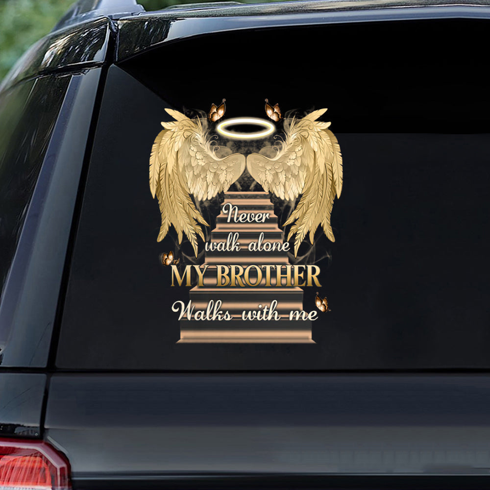 Never Walk Alone My Love Walks With Me Car Stickers