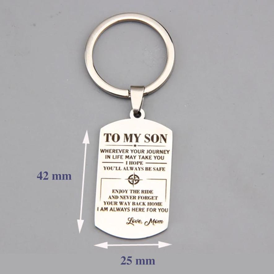SON MOM - ALWAYS BE SAFE - KEY CHAIN