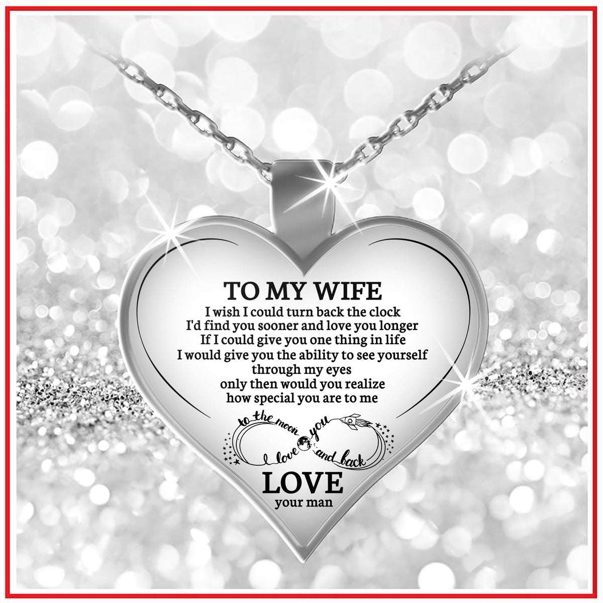 I wish - Wife Necklace