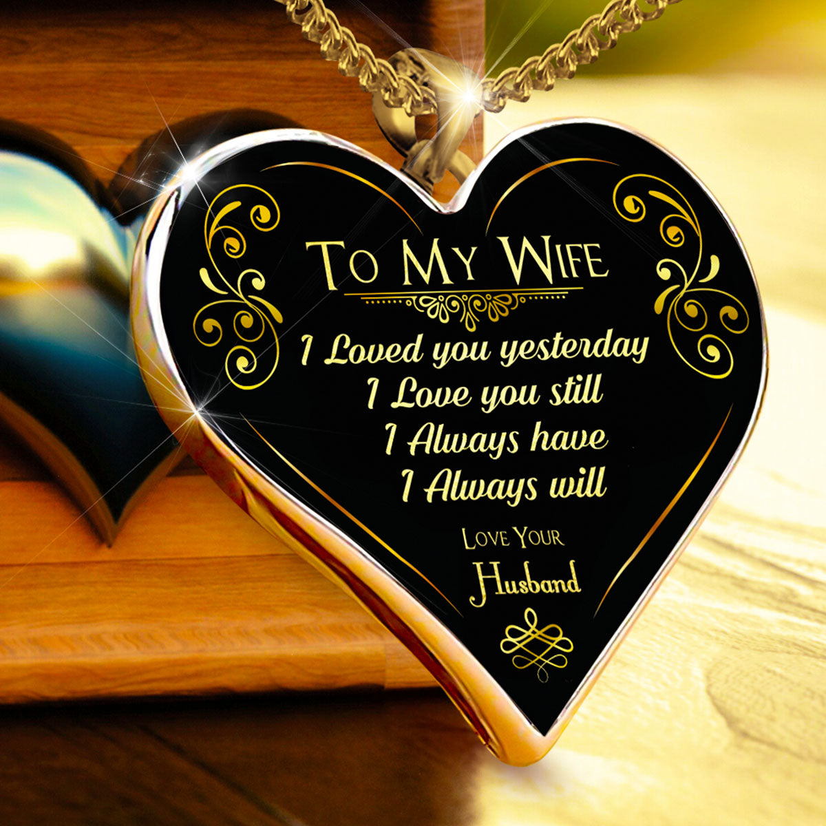 For Wife Valentine Gift Necklace
