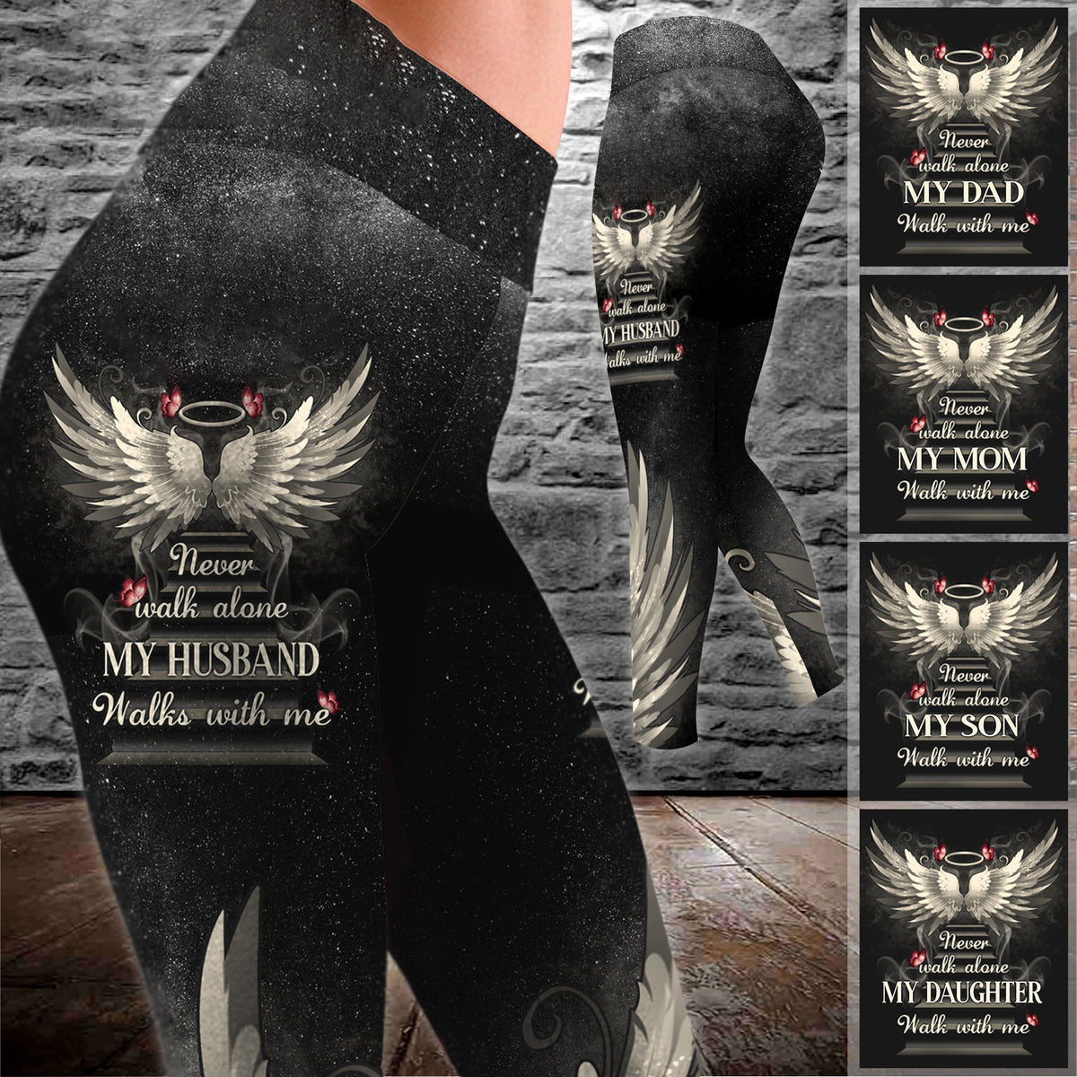 Never Walk Alone Print Legging
