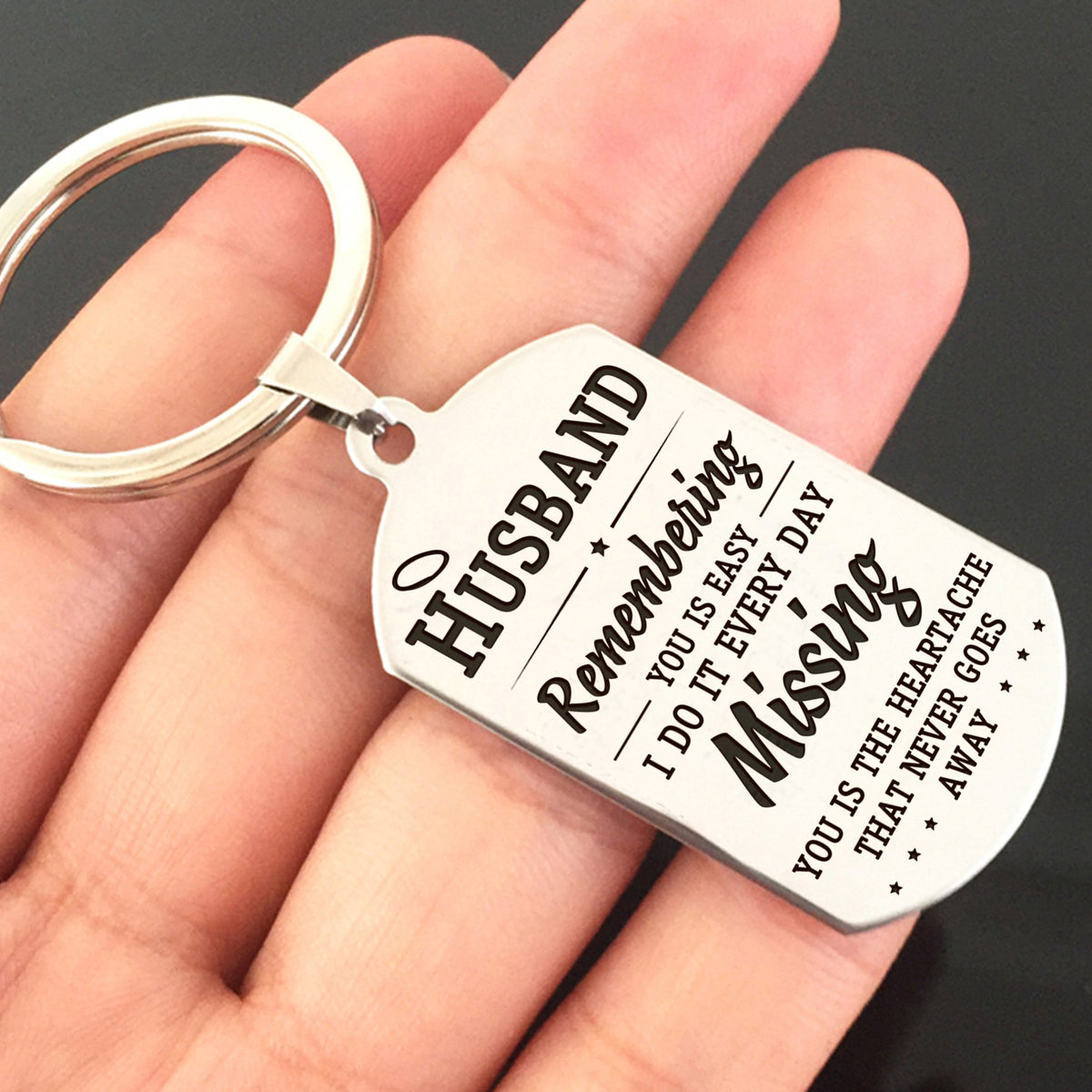 HUSBAND - MISSING YOU - KEY CHAIN