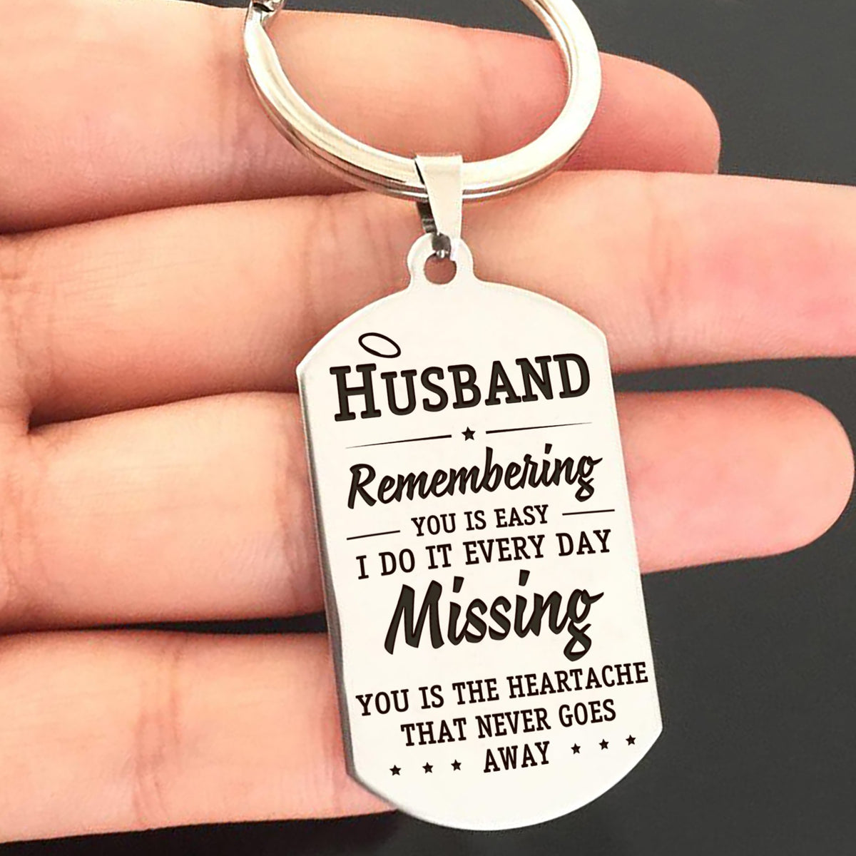 HUSBAND - MISSING YOU - KEY CHAIN