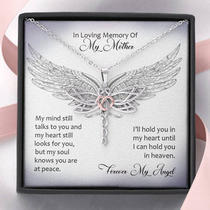 In Loving Memory Of My Mother Dragonfly Necklace