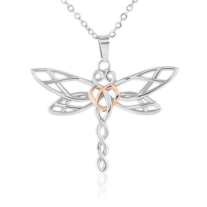 From My Husband In Heaven Dragonfly Necklace