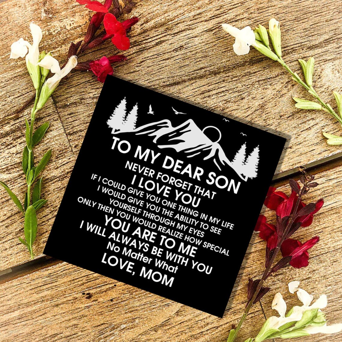 Personalized Your Son Name Bracelet Gift From Mom