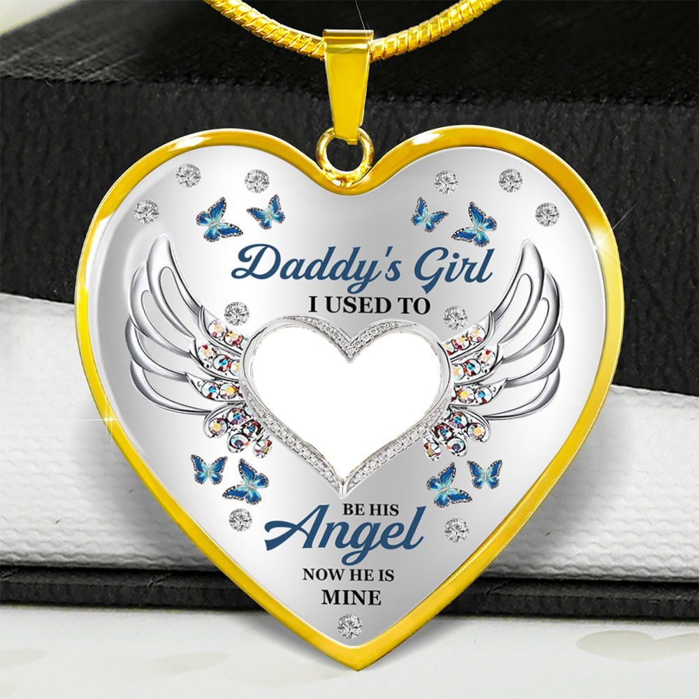 Daddy's Girl Personalized Heart Necklace