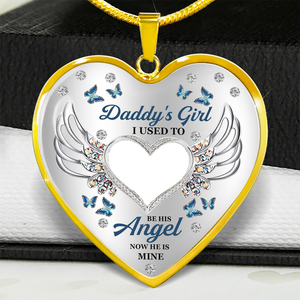 Daddy's Girl Personalized Heart Necklace