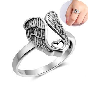 Angel Wings Ring and Necklace