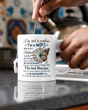 My Husband Has Wings Mug - Loved One Memorial Gift