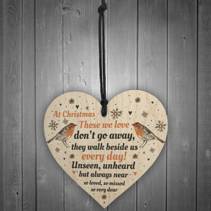 Robin Memory Christmas Memorial Ornament