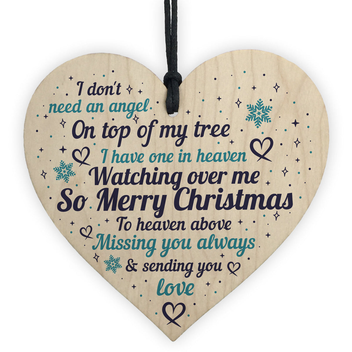 Missing You Always Memory Christmas Ornament