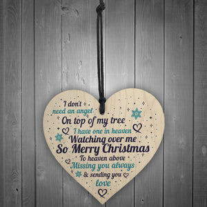 Missing You Always Memory Christmas Ornament