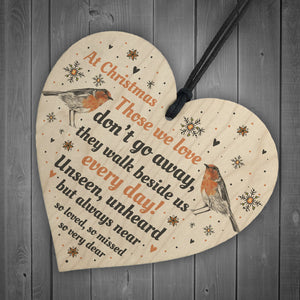 Robin Memory Christmas Memorial Ornament