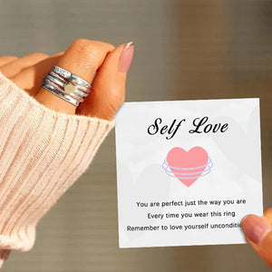 🔥 Last Day Promotion 75% OFF 🎁 Self Love Spinner Heart Ring 💖