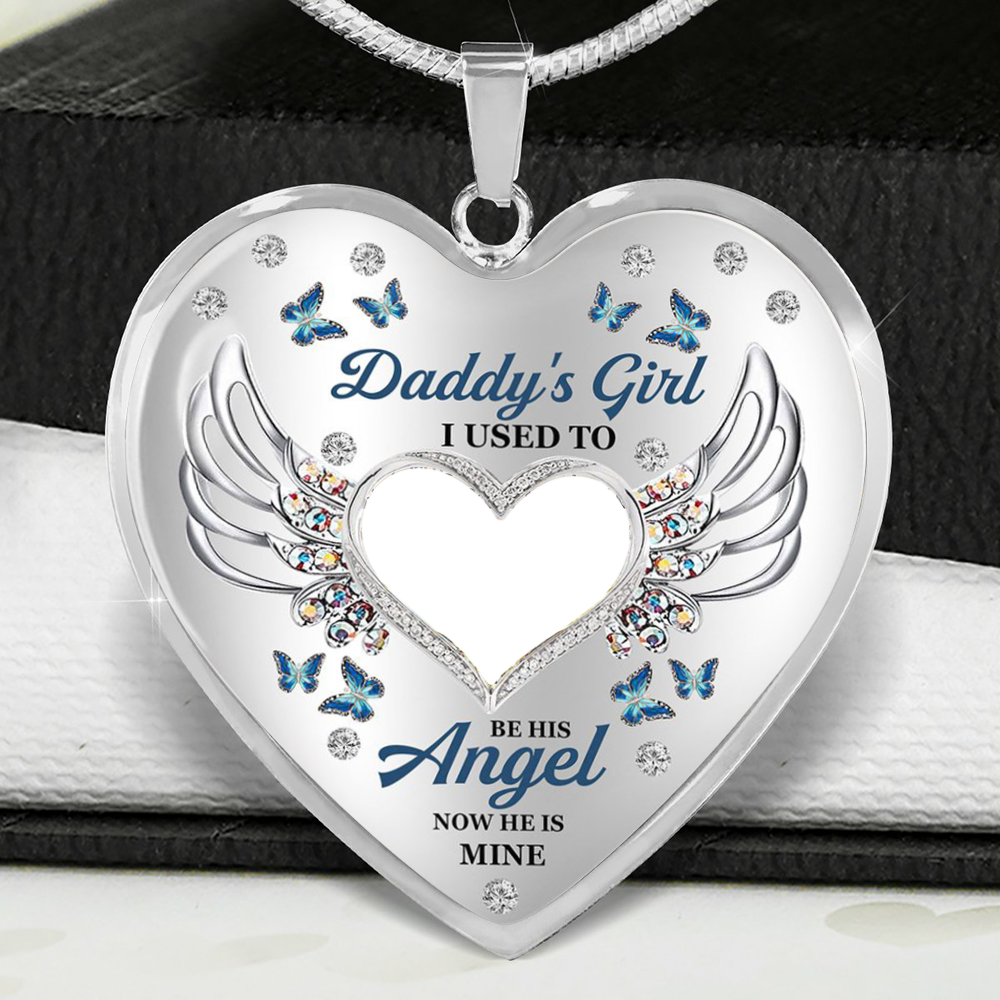 Daddy's Girl Personalized Heart Necklace